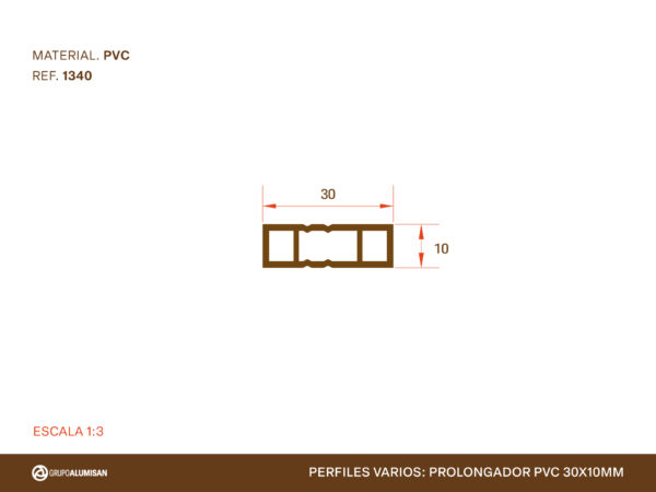 Perfil PVC