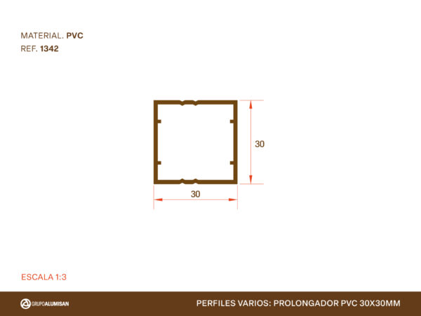 Perfil PVC