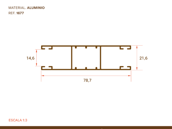 Guía Aluminio