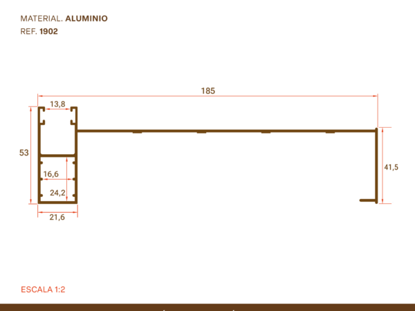 Guía Aluminio