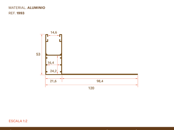 Guía Aluminio