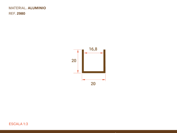 Guía Aluminio