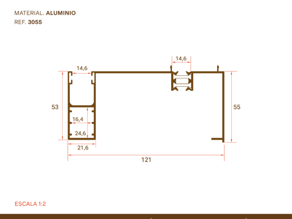 Guía Aluminio