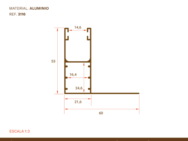 Guía Aluminio