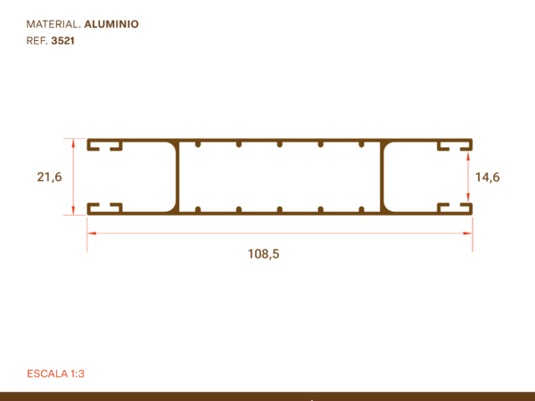 Guía Aluminio