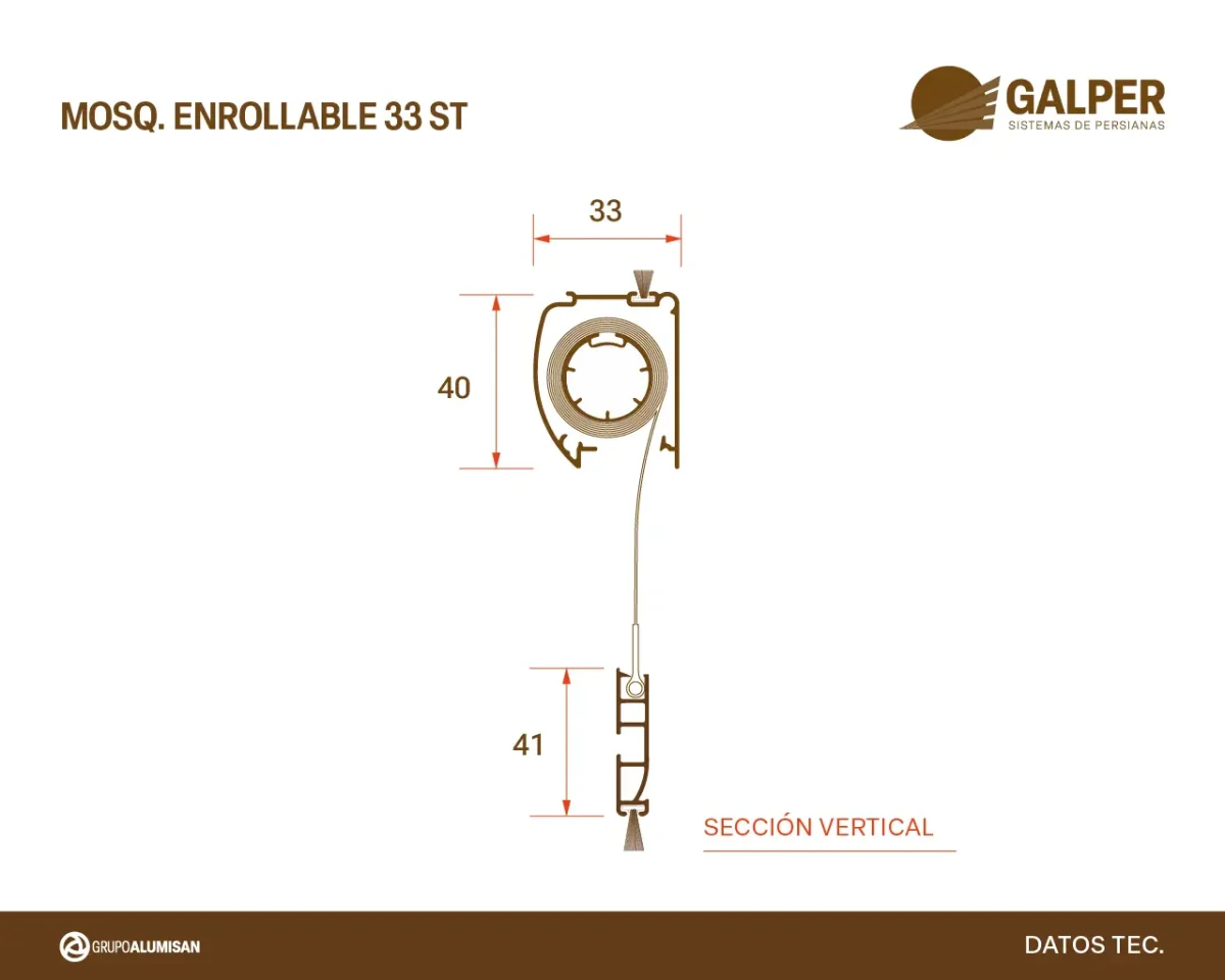 Mosquitera Enrrollable 33