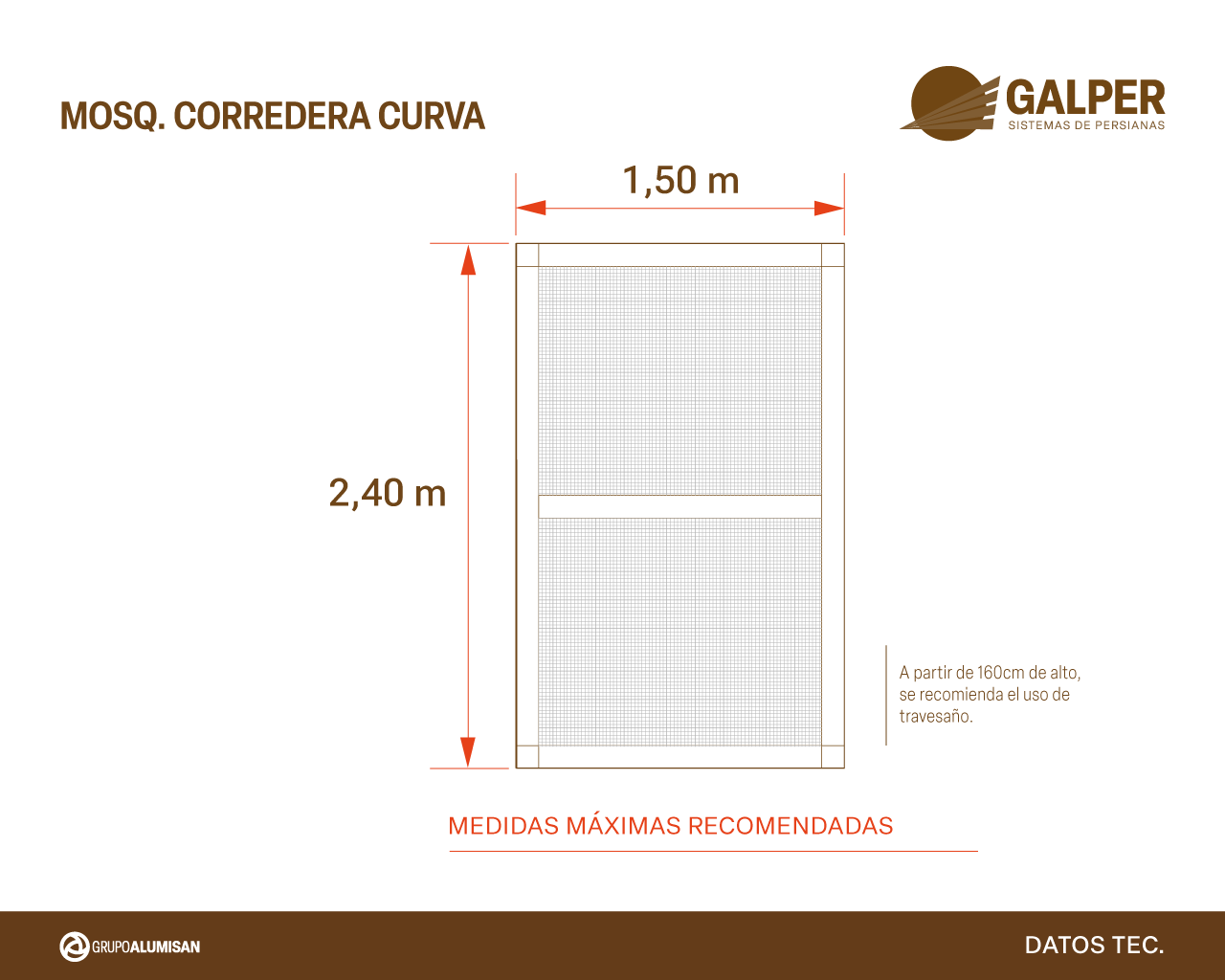 Mosquitera Corredera Galper