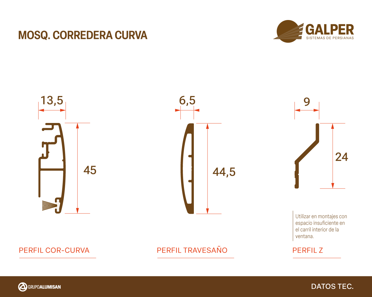 Mosquitera Corredera Galper
